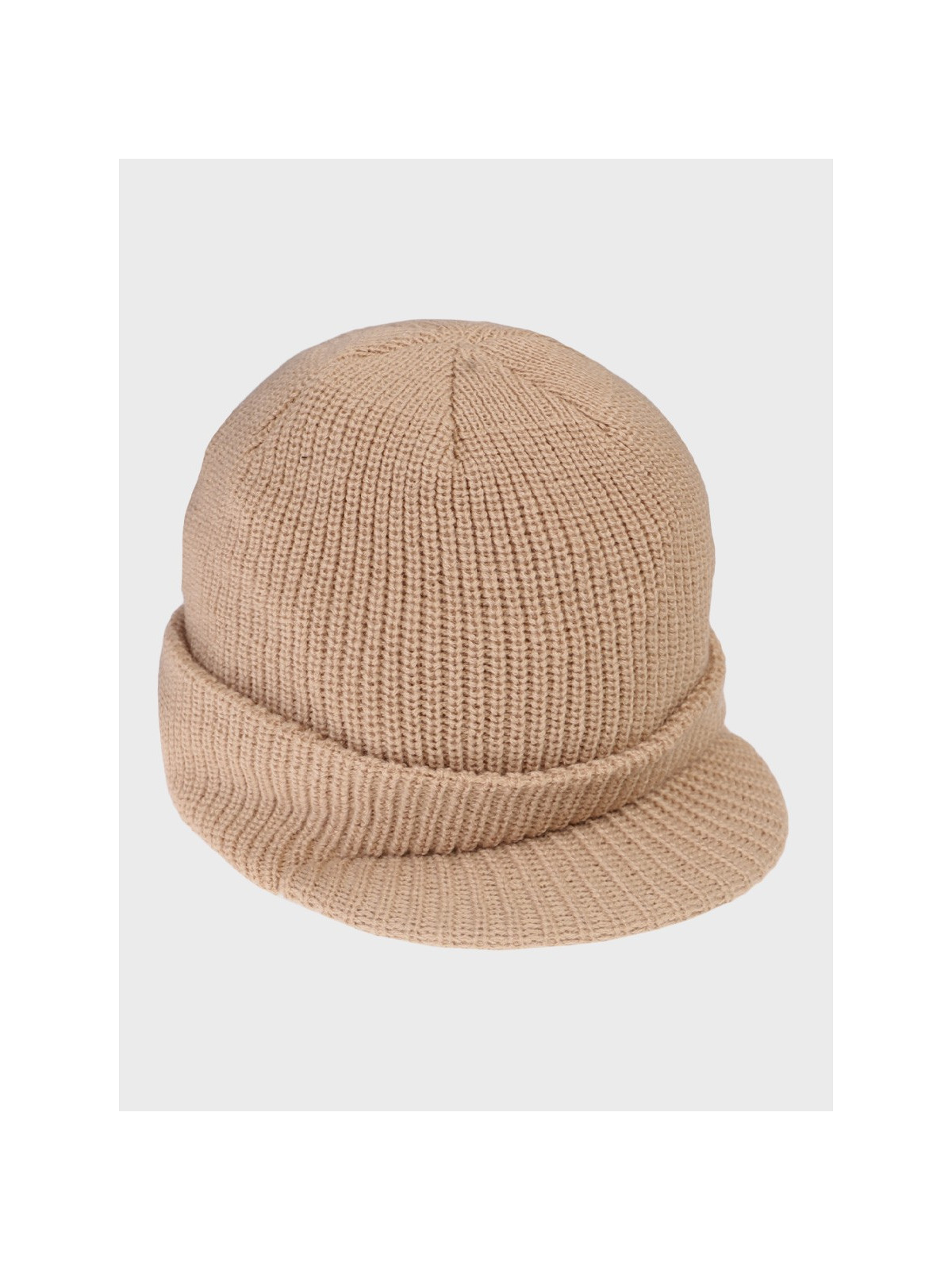 BRANDIT CZAPKA ZIMOWA Z DASZKIEM SHIELD CAP BEŻOWA