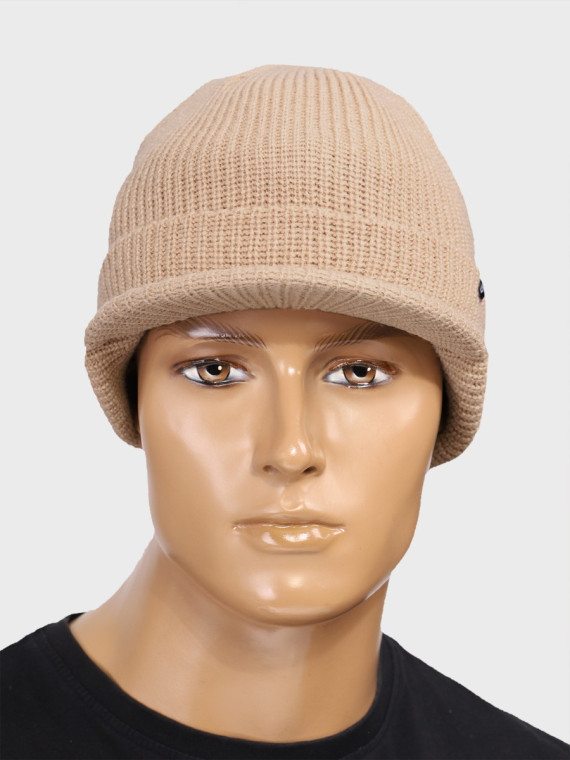 BRANDIT CZAPKA ZIMOWA Z DASZKIEM SHIELD CAP BEŻOWA