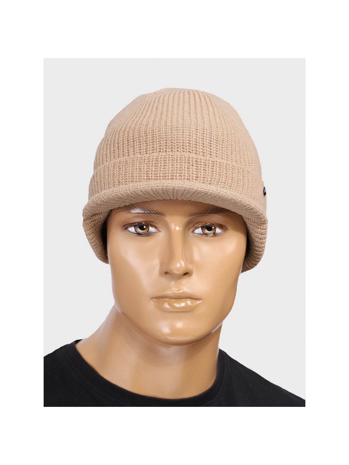 BRANDIT CZAPKA ZIMOWA Z DASZKIEM SHIELD CAP BEŻOWA