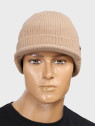 BRANDIT CZAPKA ZIMOWA Z DASZKIEM SHIELD CAP BEŻOWA
