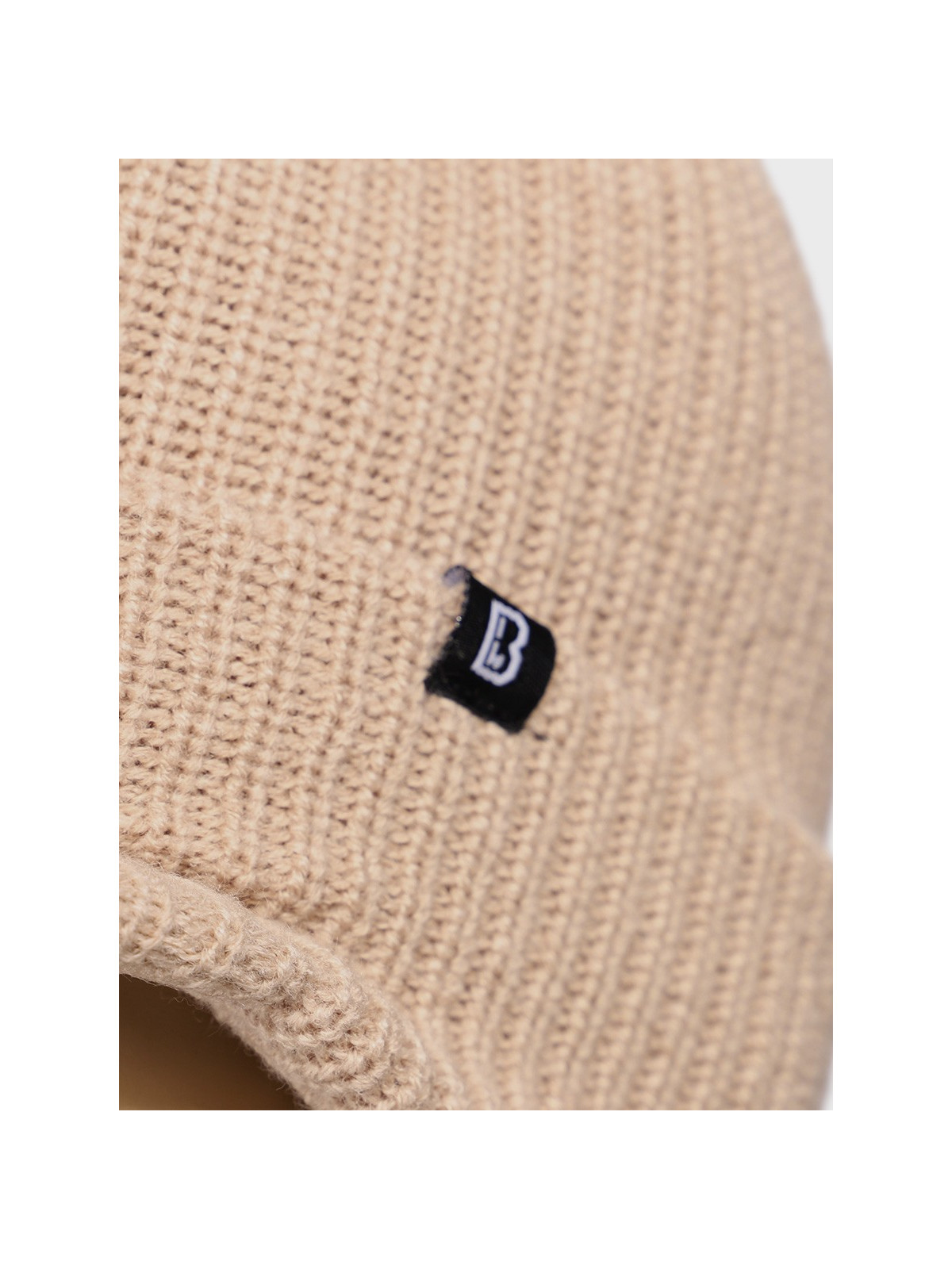 BRANDIT CZAPKA ZIMOWA Z DASZKIEM SHIELD CAP BEŻOWA