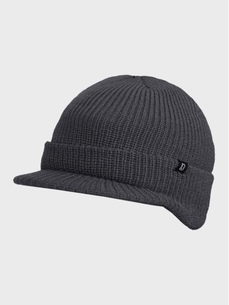 BRANDIT CZAPKA ZIMOWA Z DASZKIEM SHIELD CAP ANTRACYTOWA