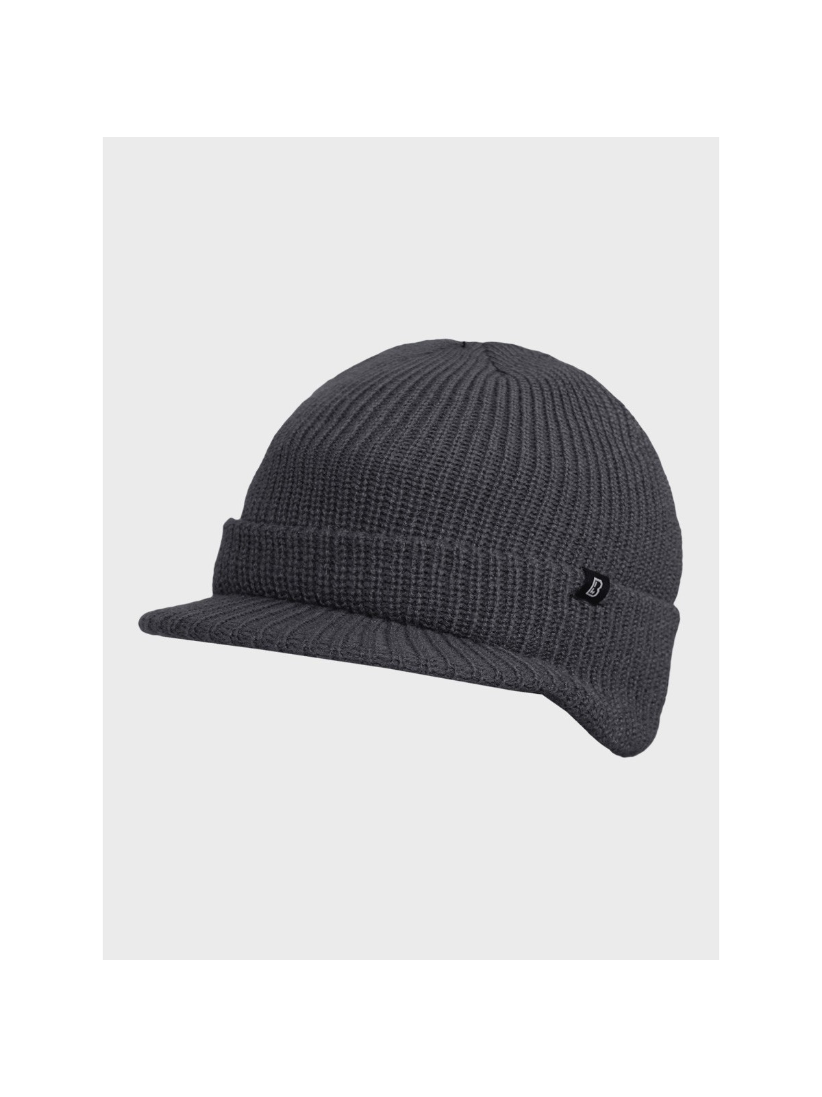 BRANDIT CZAPKA ZIMOWA Z DASZKIEM SHIELD CAP ANTRACYTOWA