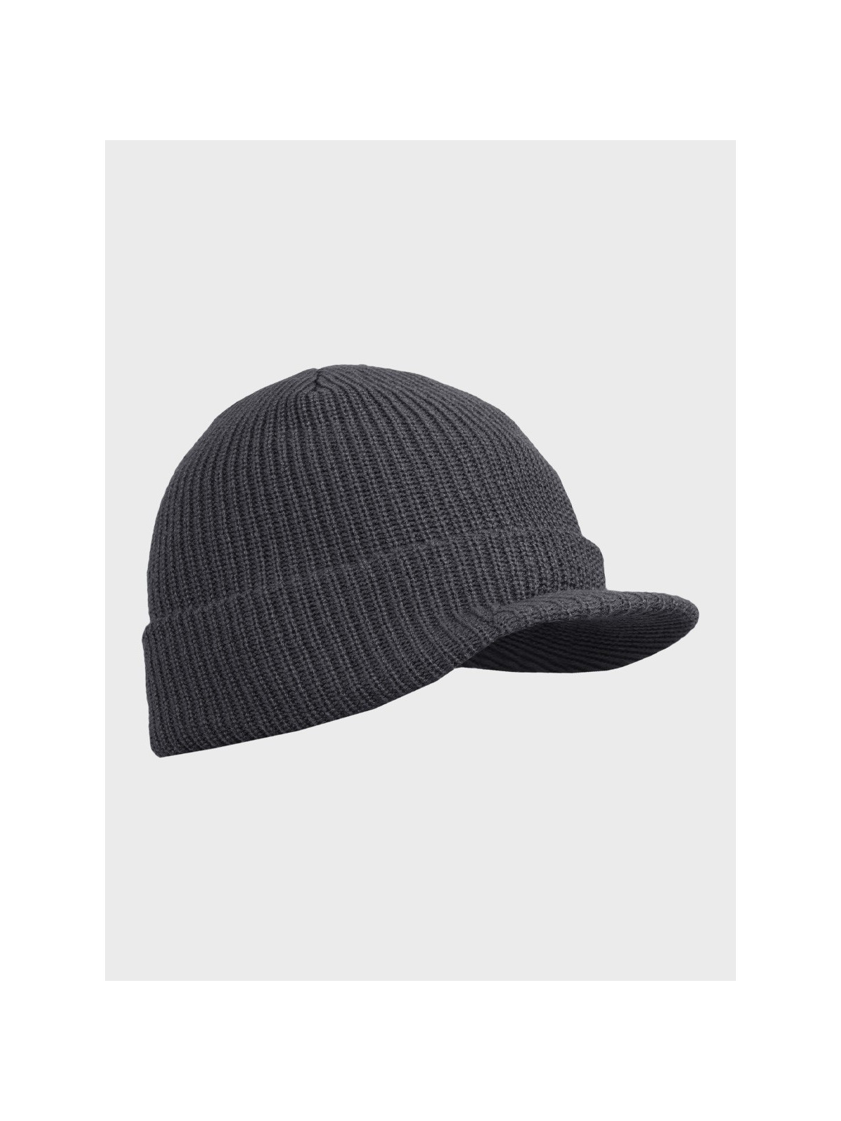 BRANDIT CZAPKA ZIMOWA Z DASZKIEM SHIELD CAP ANTRACYTOWA