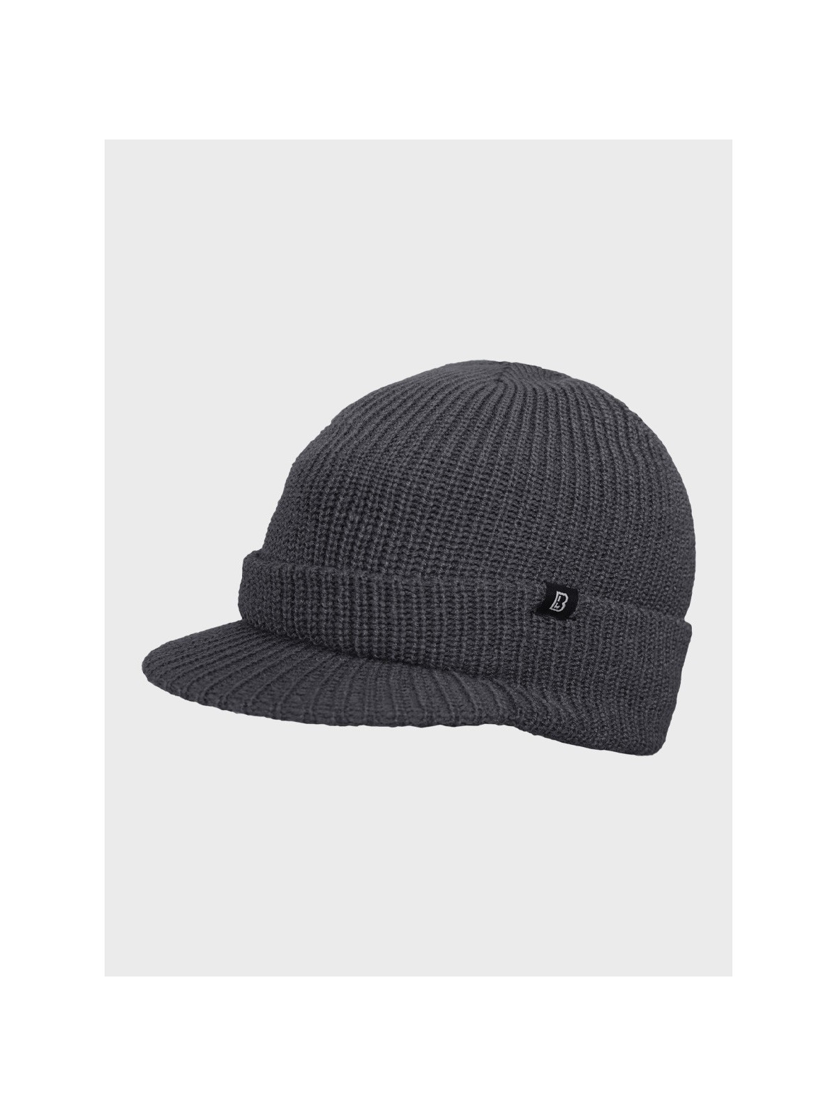 BRANDIT CZAPKA ZIMOWA Z DASZKIEM SHIELD CAP ANTRACYTOWA