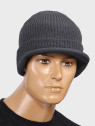 BRANDIT CZAPKA ZIMOWA Z DASZKIEM SHIELD CAP ANTRACYTOWA