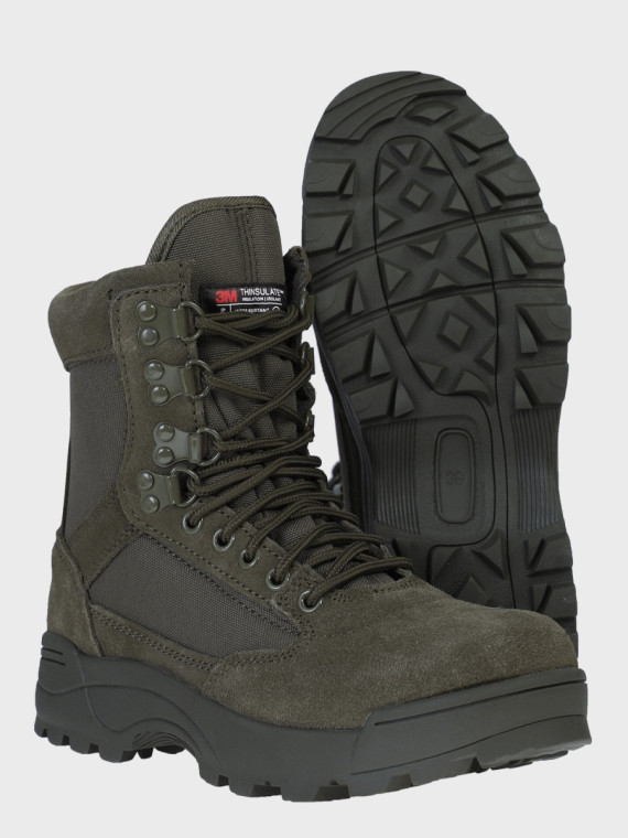 BRANDIT BUTY TAKTYCZNE WOJSKOWE OCHRONA SECURITY 3M THINSULATE OLIWKOWE 50
