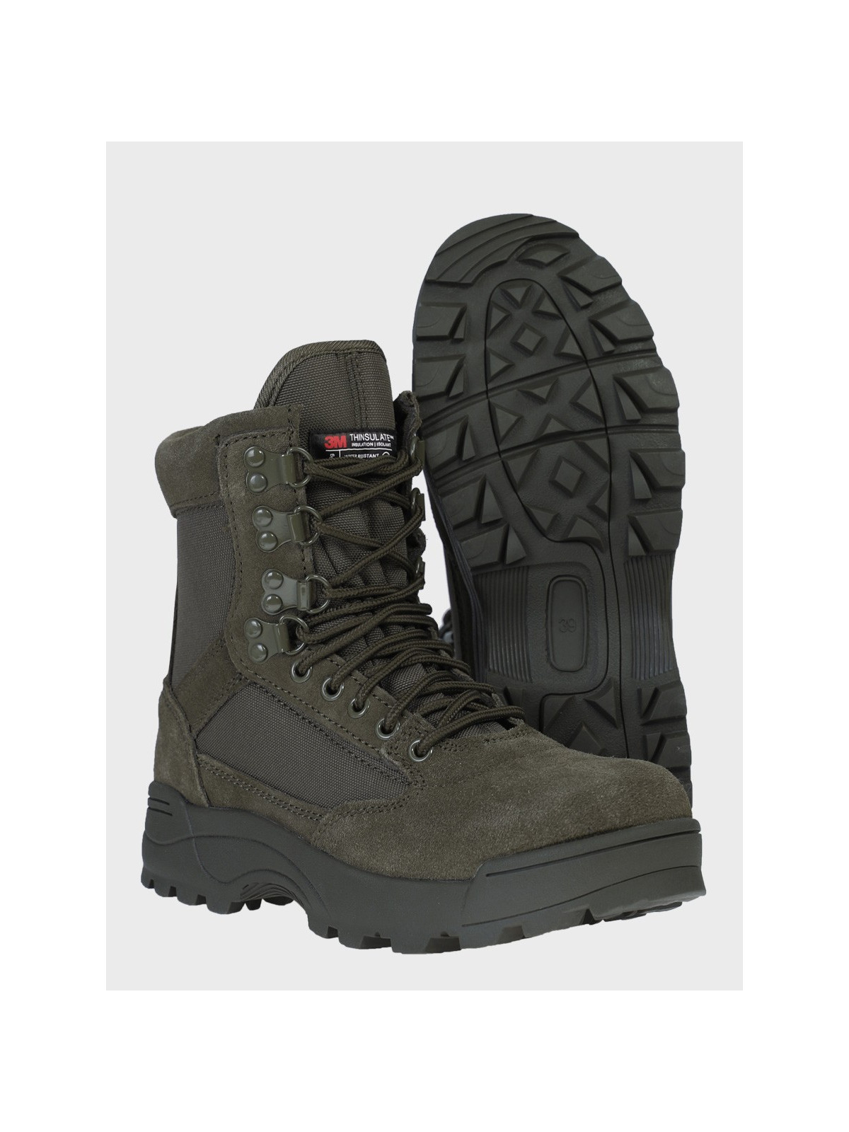 BRANDIT BUTY TAKTYCZNE WOJSKOWE OCHRONA SECURITY 3M THINSULATE OLIWKOWE 50
