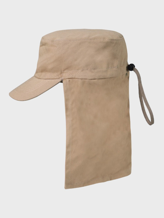 FOSTEX GARMENTS Czapka z daszkiem i nakarczkiem patrolówka z ochroną karku khaki