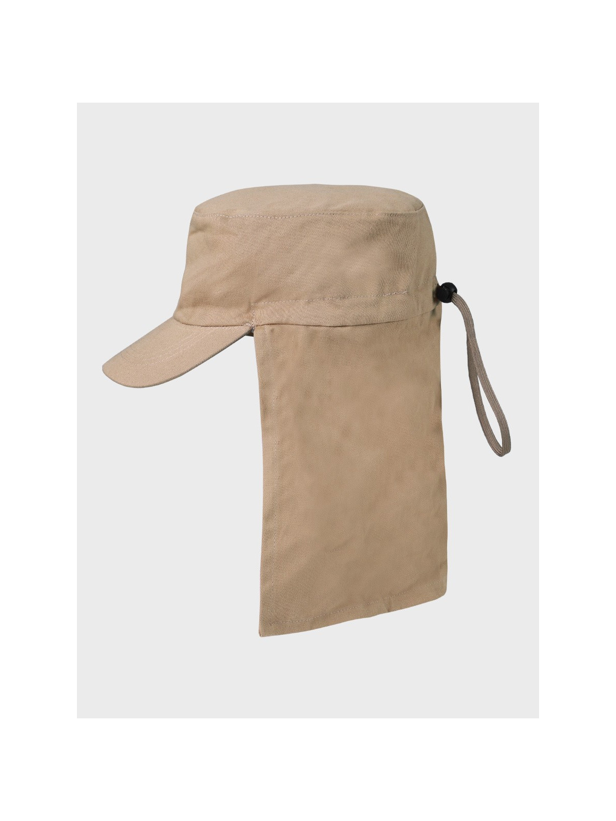 FOSTEX GARMENTS Czapka z daszkiem i nakarczkiem patrolówka z ochroną karku khaki