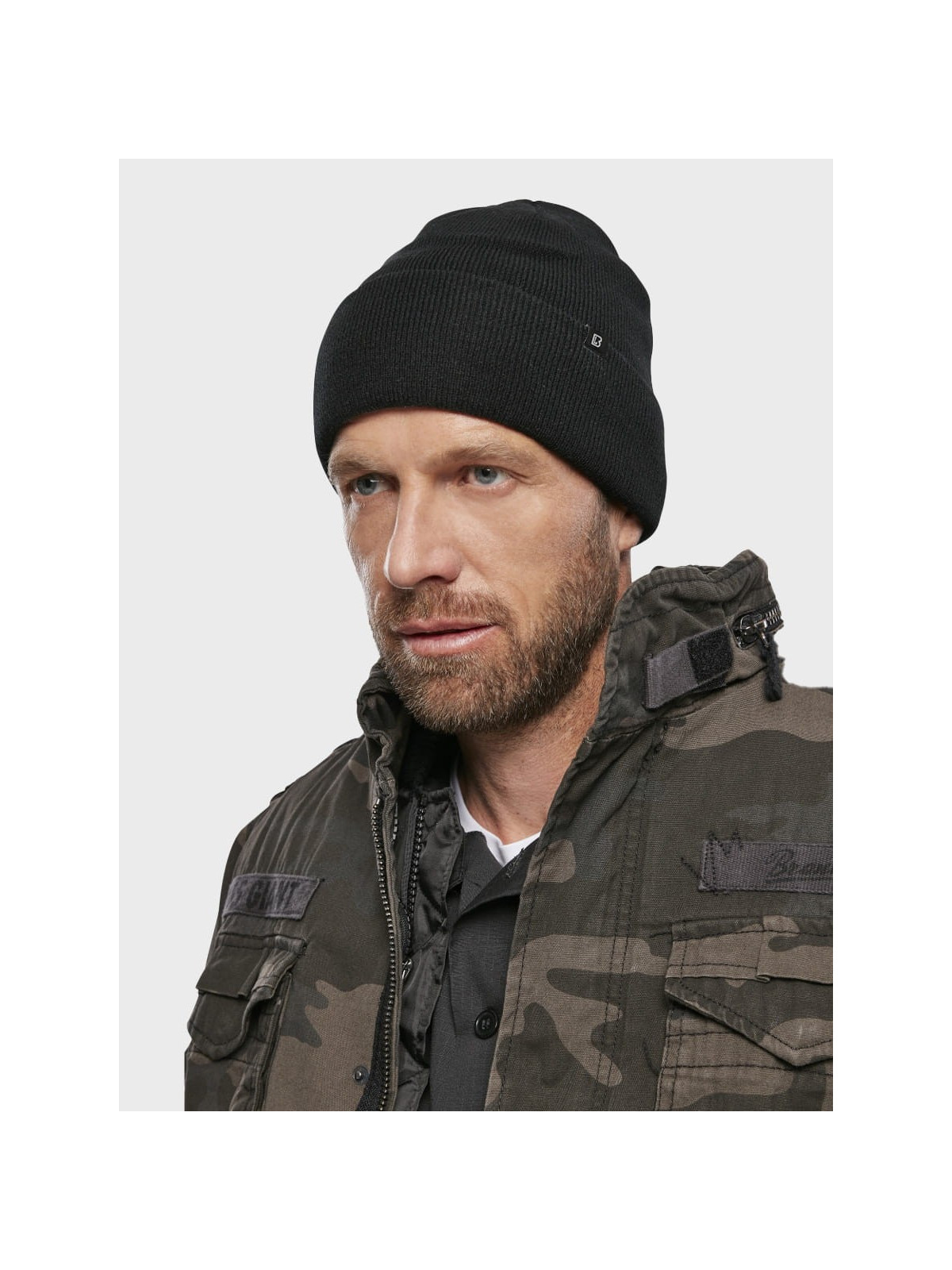 BRANDIT Czapka Zimowa Ciepła Watch Cap Czarna