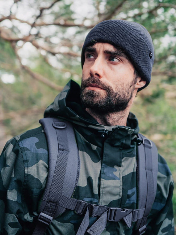 BRANDIT Czapka Zimowa Ciepła Watch Cap Granatowa