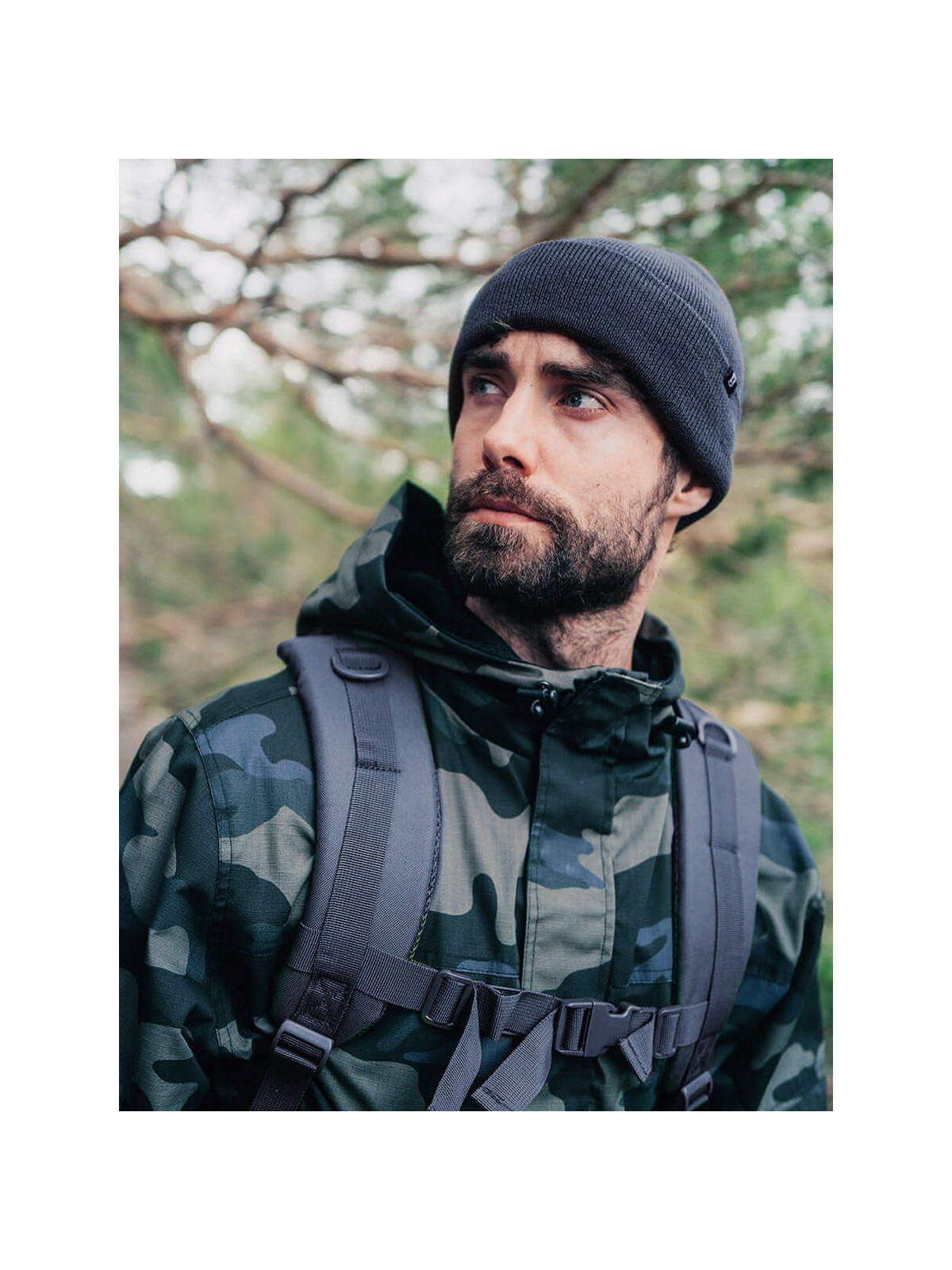 BRANDIT Czapka Zimowa Ciepła Watch Cap Granatowa