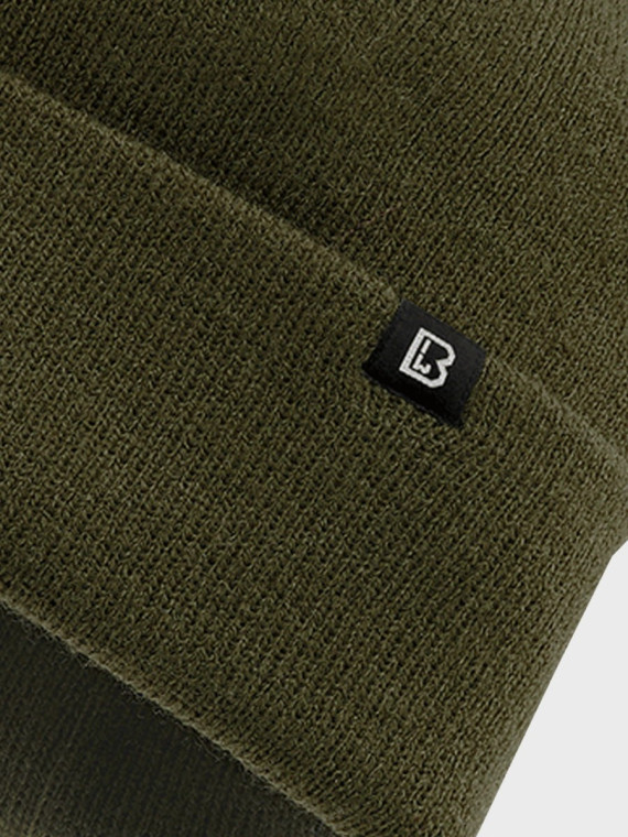 BRANDIT Czapka Zimowa Ciepła Watch Cap Oliwkowa