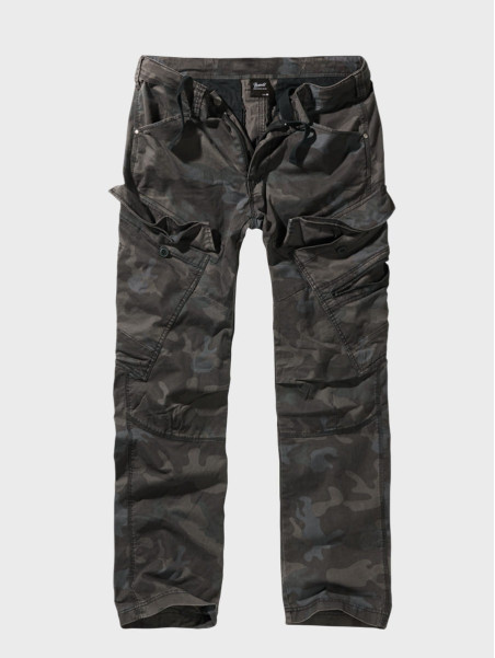 BRANDIT Spodnie męskie bojówki BRANDIT Adven Slim Fit dark camo L