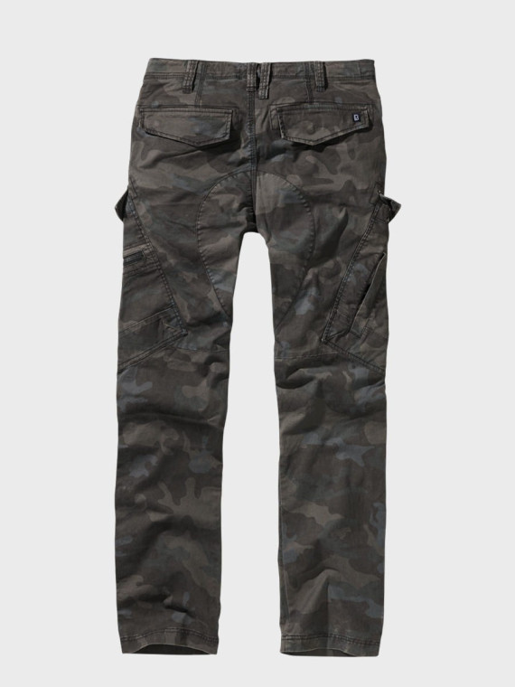 BRANDIT Spodnie męskie bojówki BRANDIT Adven Slim Fit dark camo L