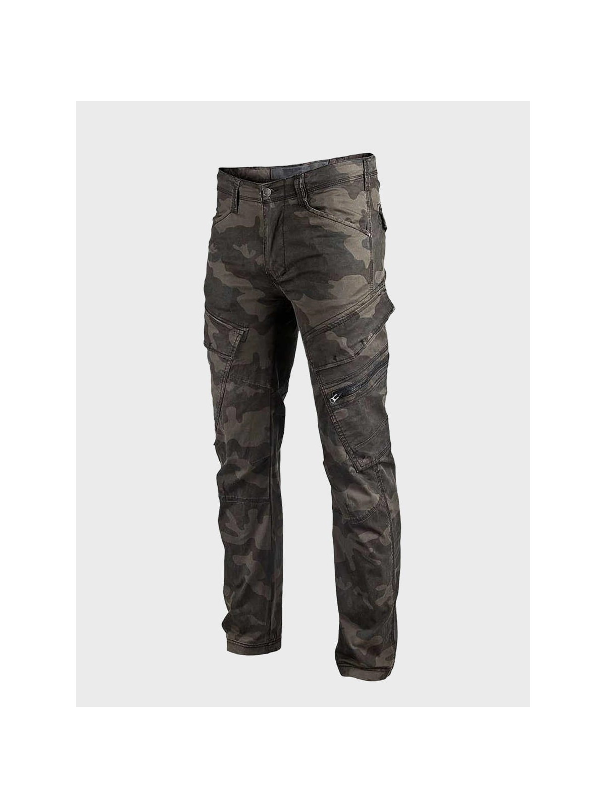 BRANDIT Spodnie męskie bojówki BRANDIT Adven Slim Fit dark camo L