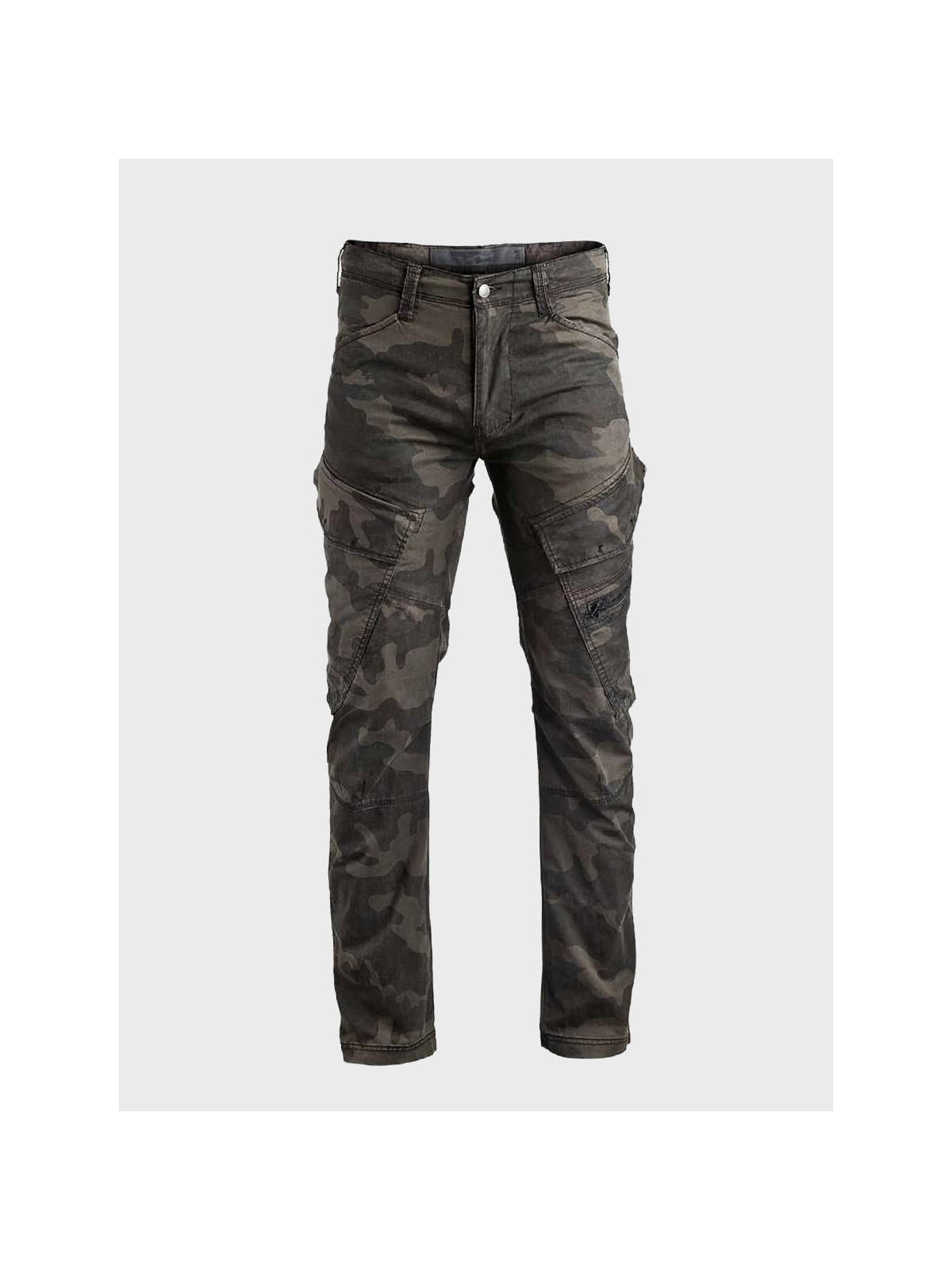 BRANDIT Spodnie męskie bojówki BRANDIT Adven Slim Fit dark camo L