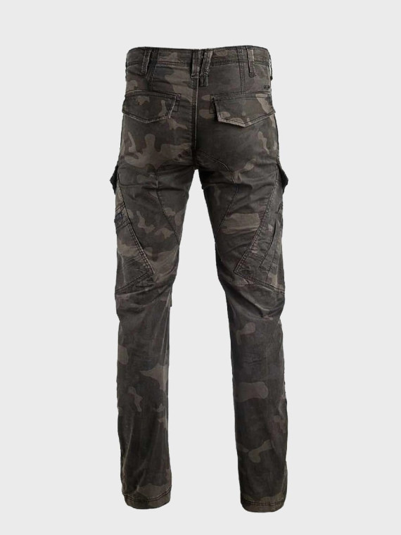 BRANDIT Spodnie męskie bojówki BRANDIT Adven Slim Fit dark camo L
