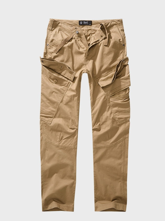 BRANDIT Spodnie męskie bojówki BRANDIT Adven Slim Fit camel L