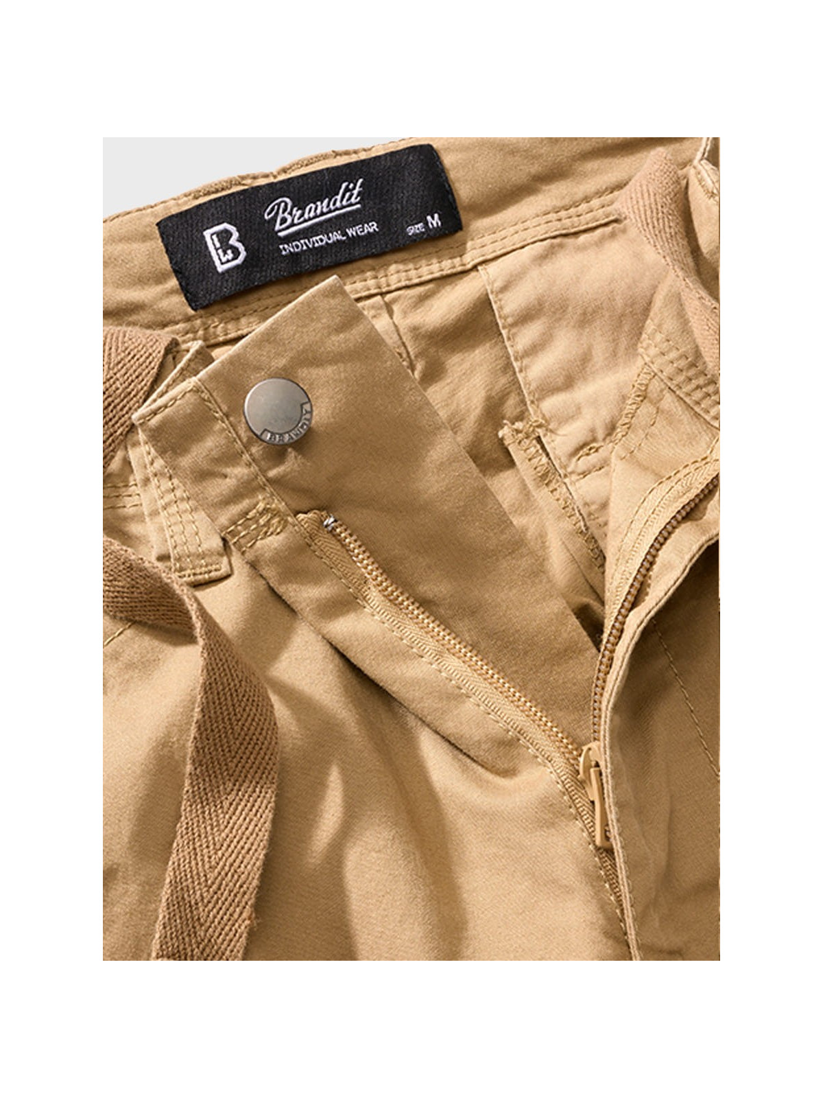 BRANDIT Spodnie męskie bojówki BRANDIT Adven Slim Fit camel L
