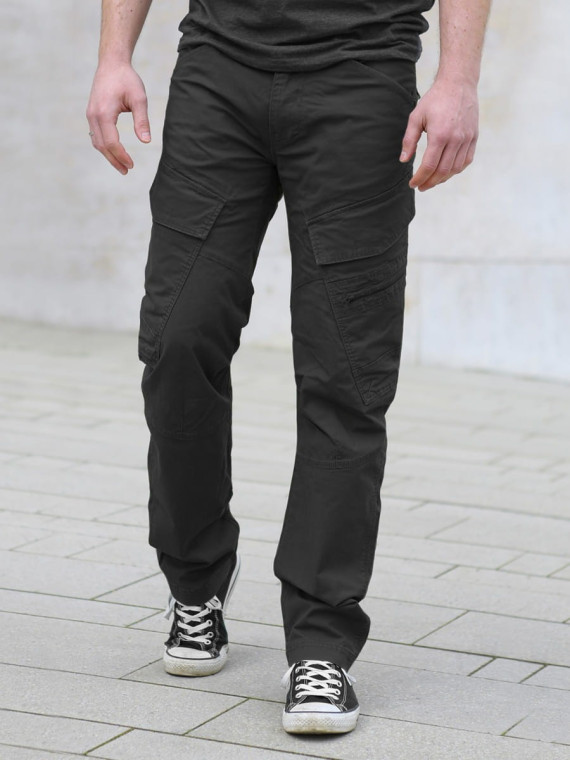 BRANDIT Spodnie męskie bojówki BRANDIT Adven Slim Fit czarne L