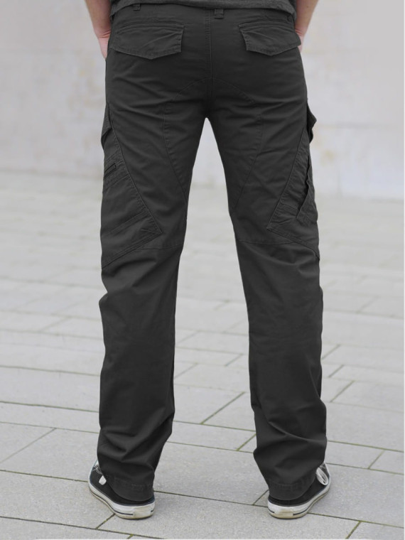 BRANDIT Spodnie męskie bojówki BRANDIT Adven Slim Fit czarne L