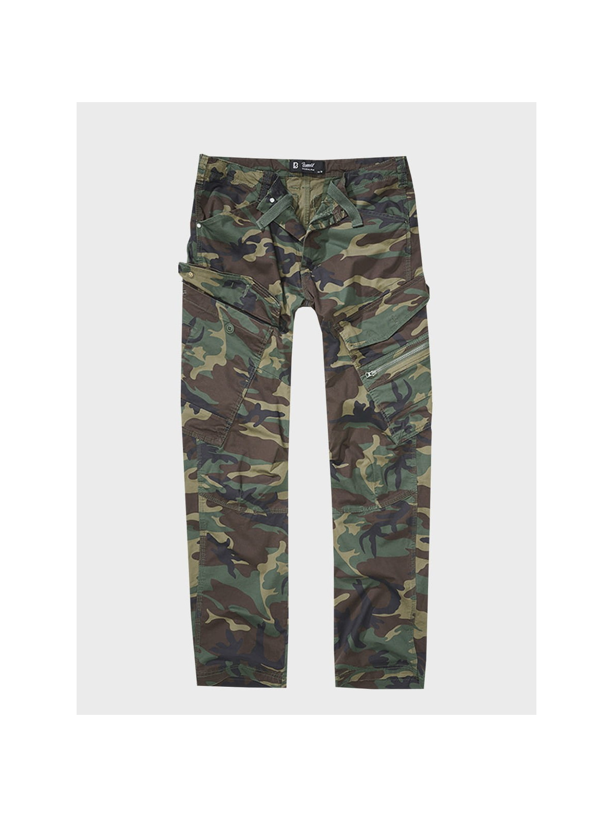 BRANDIT Spodnie męskie bojówki BRANDIT Adven Slim Fit woodland L