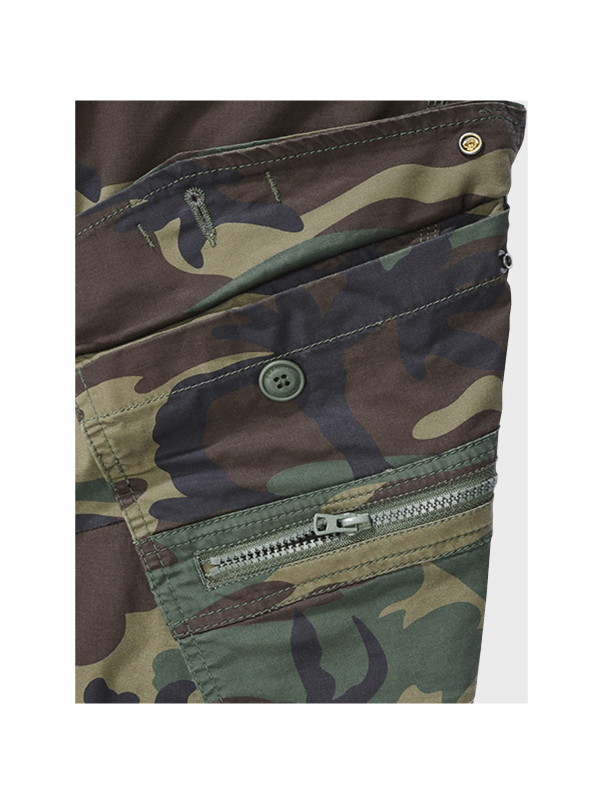 BRANDIT Spodnie męskie bojówki BRANDIT Adven Slim Fit woodland L