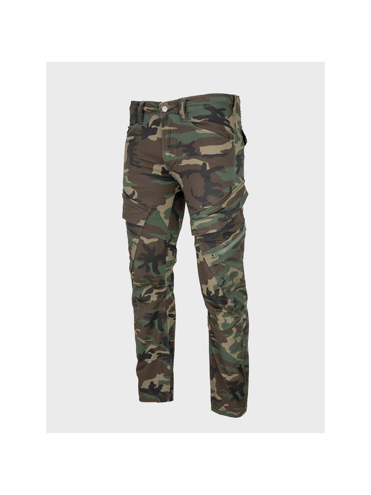 BRANDIT Spodnie męskie bojówki BRANDIT Adven Slim Fit woodland L