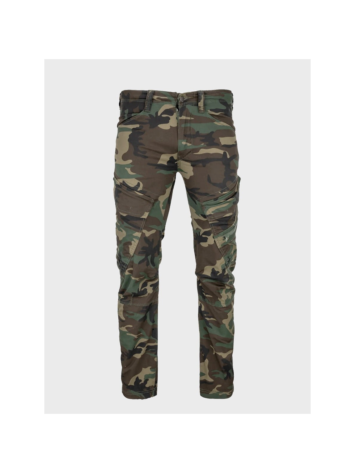 BRANDIT Spodnie męskie bojówki BRANDIT Adven Slim Fit woodland L