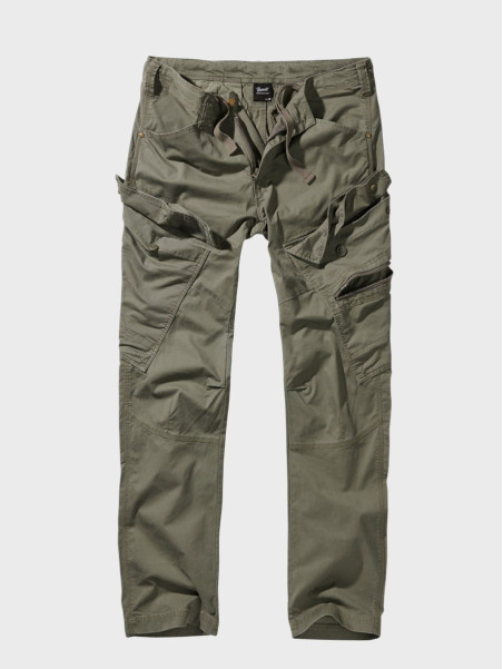 BRANDIT Spodnie męskie bojówki BRANDIT Adven Slim Fit oliwkowe L