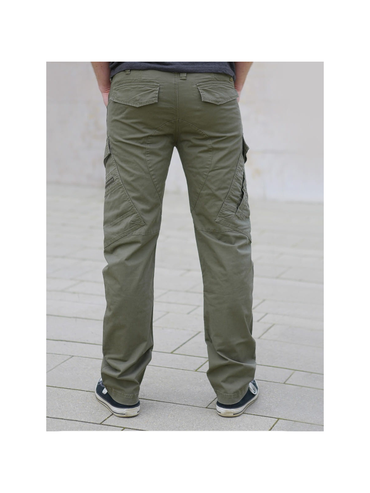 BRANDIT Spodnie męskie bojówki BRANDIT Adven Slim Fit oliwkowe L