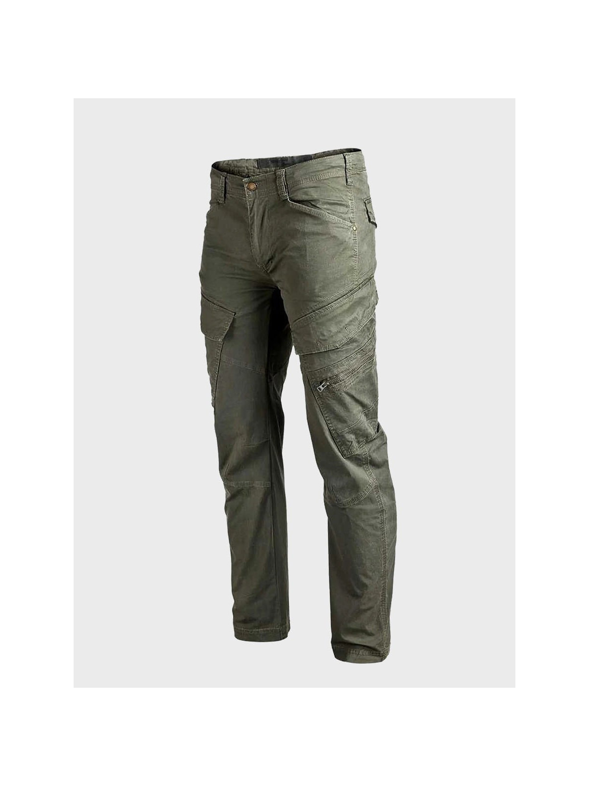 BRANDIT Spodnie męskie bojówki BRANDIT Adven Slim Fit oliwkowe L