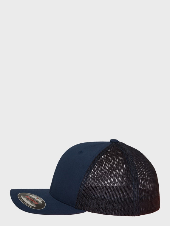 BRANDIT CZAPKA Z DASZKIEM MĘSKA BEJSBOLÓWKA Flexfit Mesh Trucker Cap Granatowa L/XL