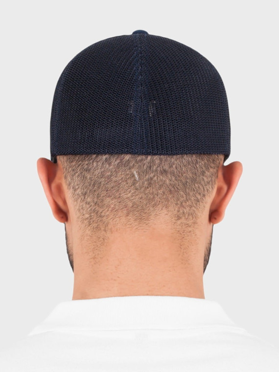 BRANDIT CZAPKA Z DASZKIEM MĘSKA BEJSBOLÓWKA Flexfit Mesh Trucker Cap Granatowa L/XL