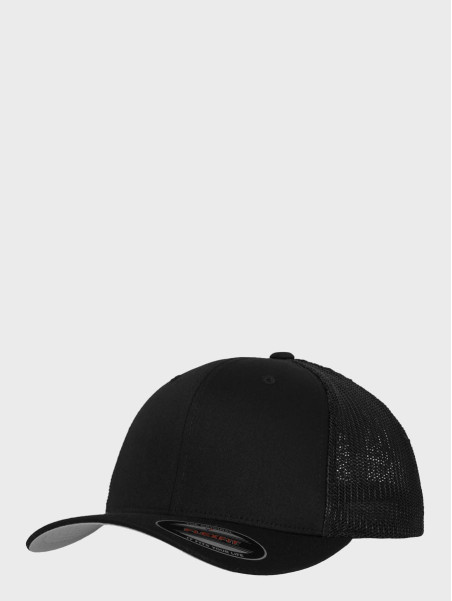 BRANDIT CZAPKA Z DASZKIEM MĘSKA BEJSBOLÓWKA Flexfit Mesh Trucker Cap Czarna L/XL