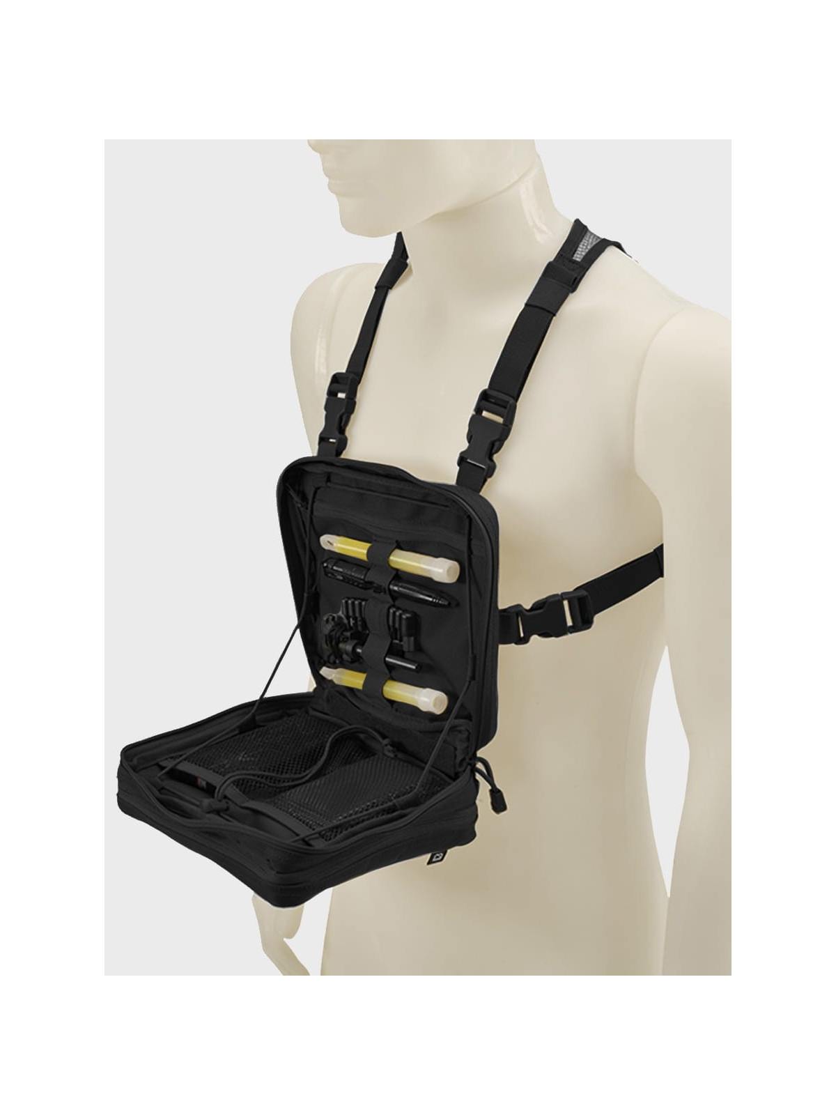 BRANDIT Kamizelka taktyczna wojskowa US Cooper Chest Pack Czarna