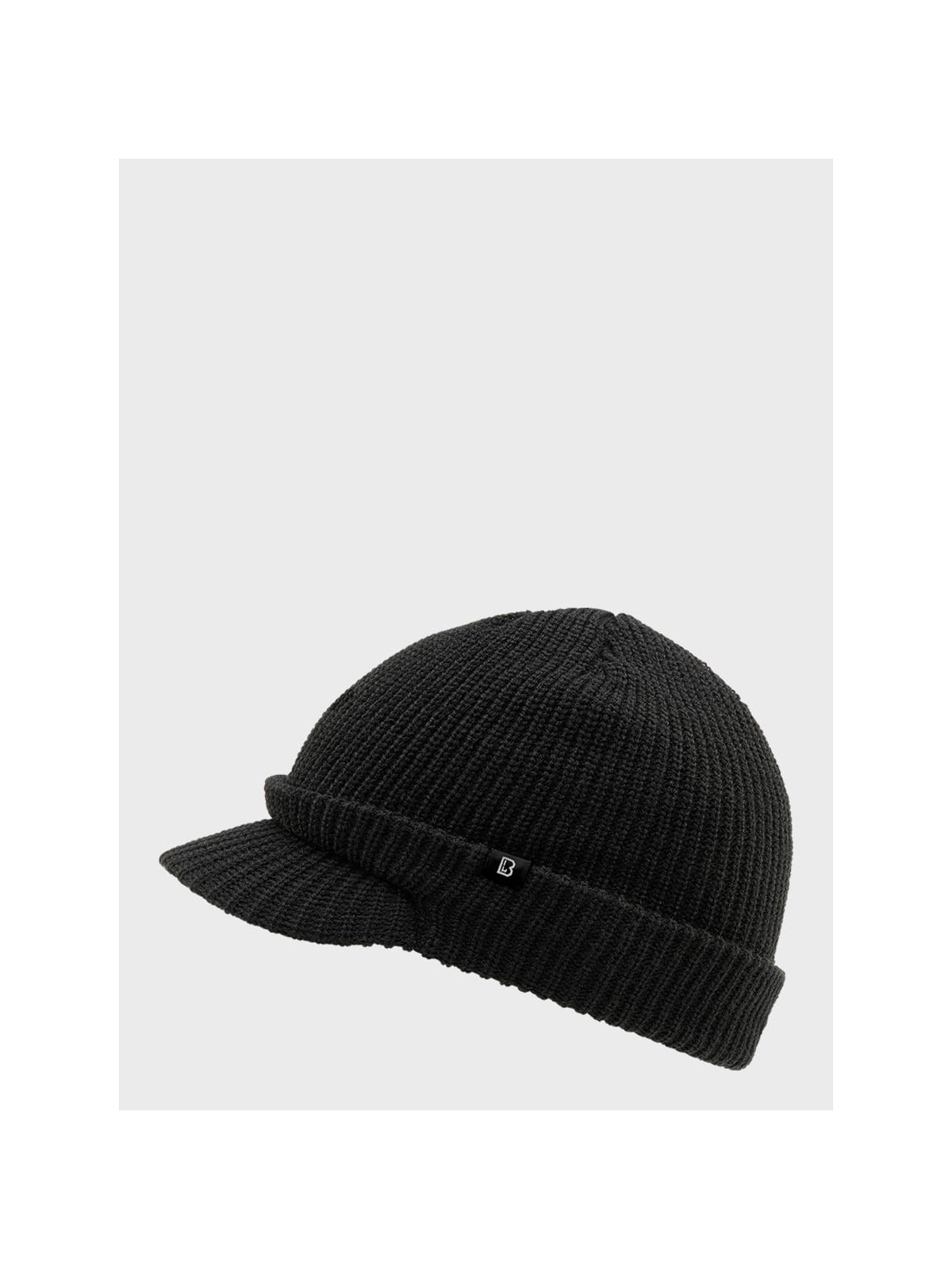 BRANDIT CZAPKA ZIMOWA Z DASZKIEM SHIELD CAP CZARNA