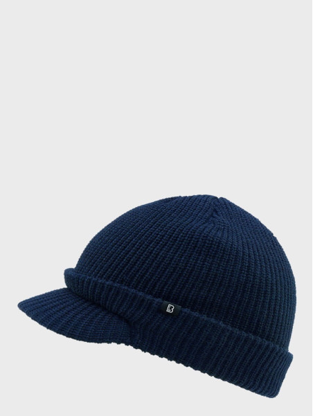 BRANDIT CZAPKA ZIMOWA Z DASZKIEM SHIELD CAP GRANATOWA