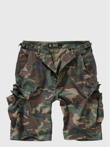 BRANDIT KRÓTKIE SPODNIE BOJÓWKI BDU RIP STOP WOODLAND XXL