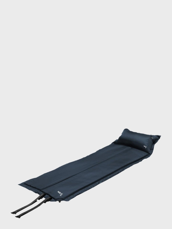 NILS CAMP Mata samopompująca 57x188cm NC4008 + zestaw naprawczy szara
