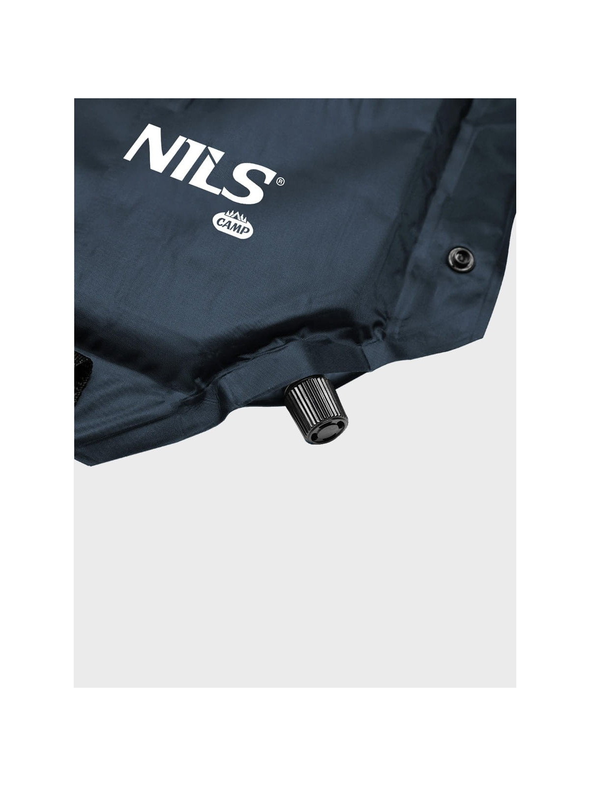 NILS CAMP Mata samopompująca 57x188cm NC4008 + zestaw naprawczy szara