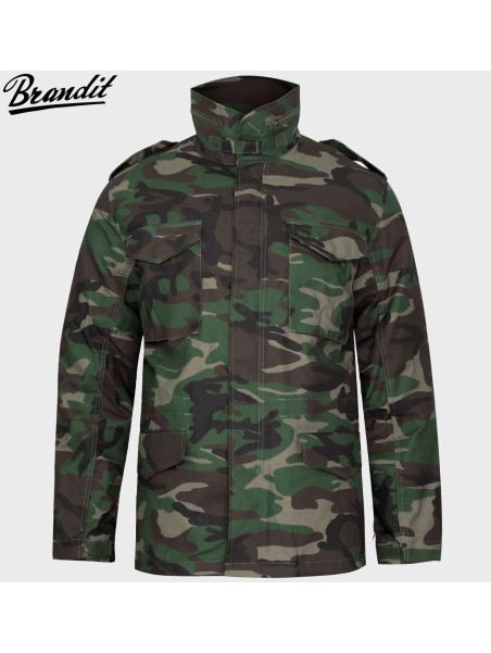 BRANDIT KURTKA WOJSKOWA M65 STANDARD 2W1 WOODLAND 3XL