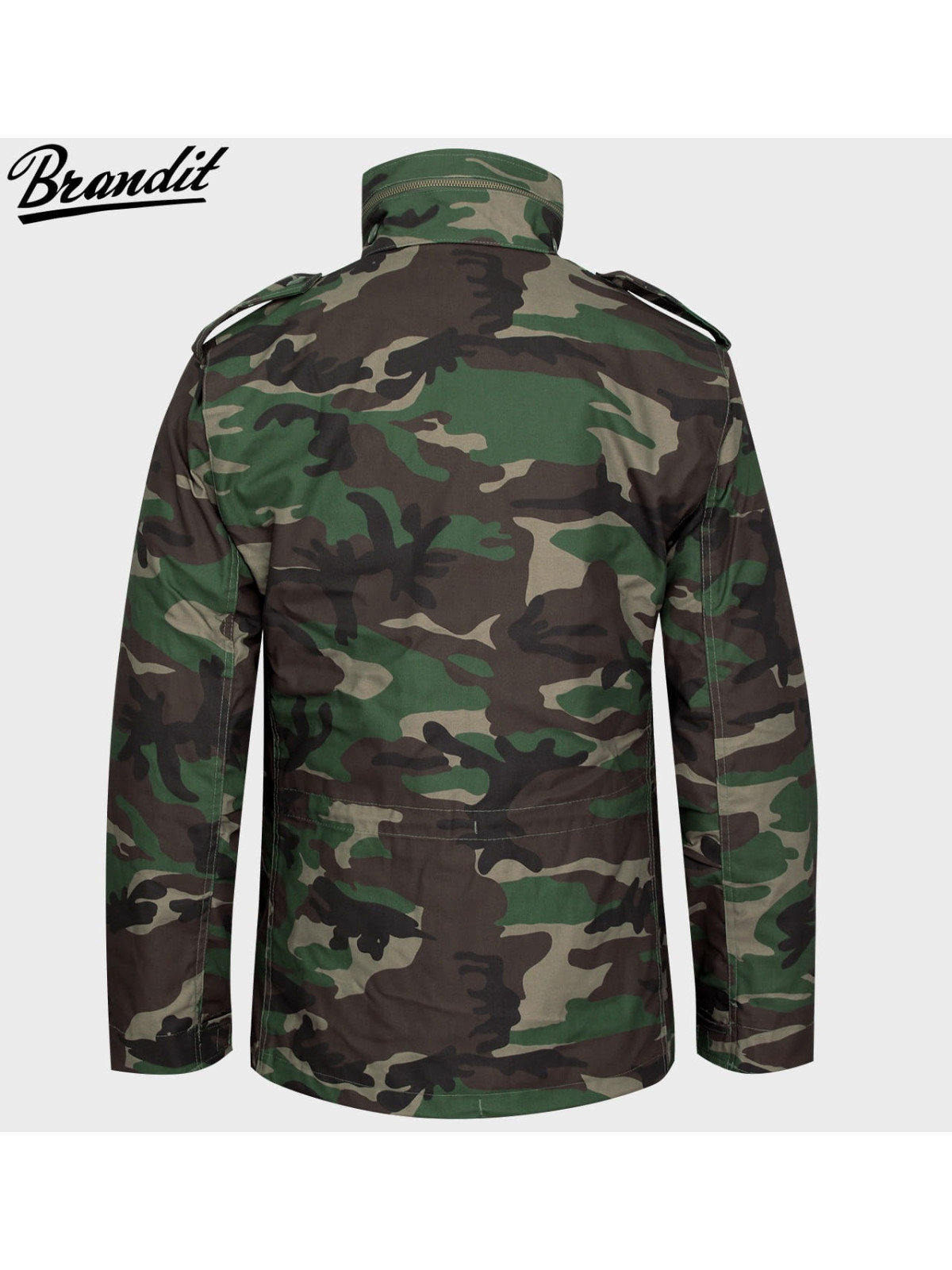 BRANDIT KURTKA WOJSKOWA M65 STANDARD 2W1 WOODLAND 3XL
