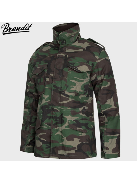 BRANDIT KURTKA WOJSKOWA M65 STANDARD 2W1 WOODLAND 3XL