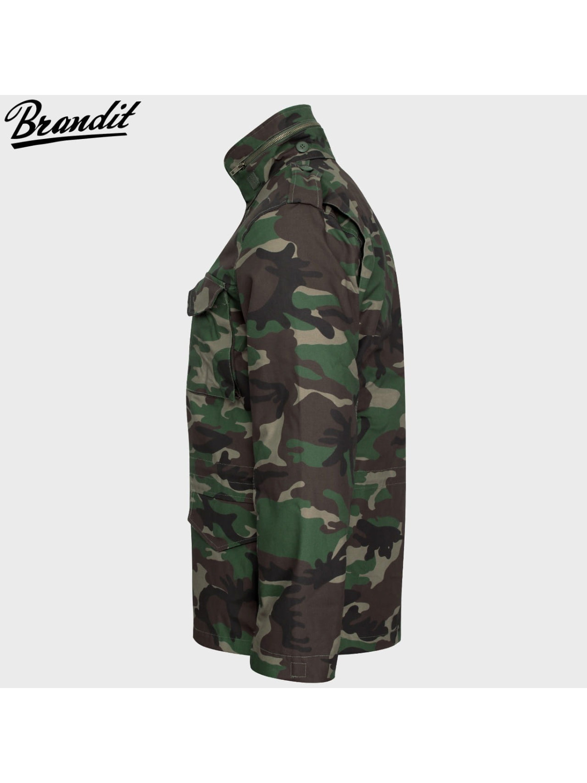 BRANDIT KURTKA WOJSKOWA M65 STANDARD 2W1 WOODLAND 3XL