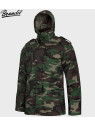 BRANDIT KURTKA WOJSKOWA M65 STANDARD 2W1 WOODLAND 3XL