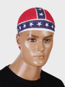 FOSTEX GARMENTS Chusta bandana bandama czapka Headwrap Blue Stripe Red Flag 