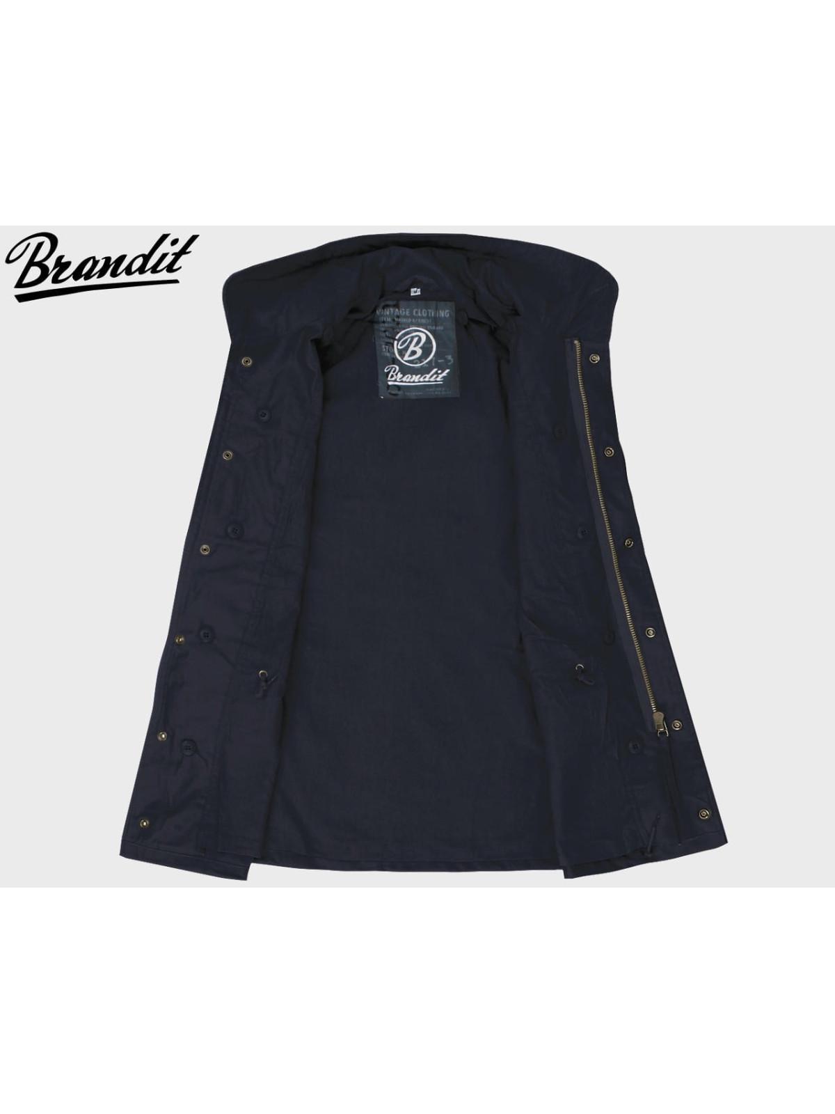 BRANDIT KURTKA WOJSKOWA M65 STANDARD 2W1 GRANATOWA 3XL